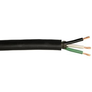 Imagem de Coleman Cable 55056103 Cabo Seopreno 18/3 Seoow, preto, 73 m