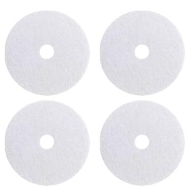 Imagem de 4 peças de filtro de escape universal branco para secador de pano, para peças e acessórios de secador de chef, peças de substituição, 9 x 13 polegadas (227 x 33 mm)