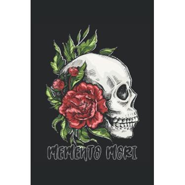 Imagem de Memento Mori: Lined Notebook Journal, Notepad College Ruled, Medium Ruled ToDo Exercise Book, e.g. for exercise, or Diary (6" x 9") with 120 pages.
