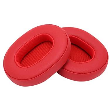 Imagem de Estink Almofadas de Substituição para Fones de Ouvido Crusher 3.0 Wireless Hesh3 Com Espuma de Memória de Alta Densidade e Almofadas Macias de Couro Proteico Fáceis de Instalar (Vermelho #11)
