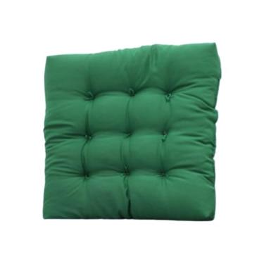 Imagem de Almofada para Cadeira Assento Futton Poltrona 60x60cm Decorativa(VERDE BANDEIRA)