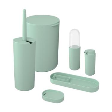 Imagem de Coza - Kit Banho Serene 6 Peças - Verde Jade