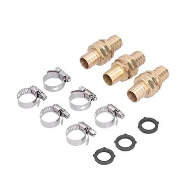 Imagem de Conector de mangueira de jardim de acoplamento rápido americano de 3/4 de polegada Kit de desconexão de conexão rápida de latão de aço inoxidável para manutenção de reparo de