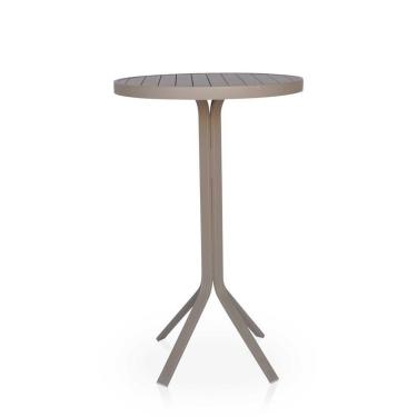 Imagem de Mesa Bistrô Alta Para área Externa, Gourmet, Churrasqueira E Jardim - Cappuccino