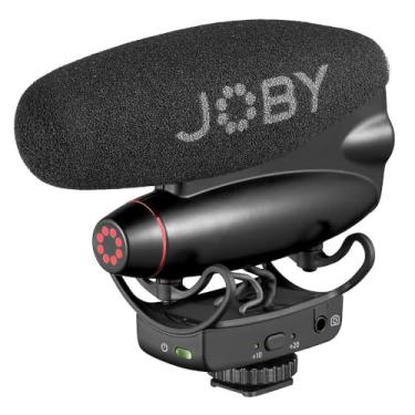 Imagem de Joby Microfone de espingarda direcional profissional para câmera Wavo PRO DS, suporte de choque com tecnologia Rycote, filtro de corte baixo, LEDs embutidos, CSC, sem espelho, vlogging, Youtuber, criadores de conteúdo