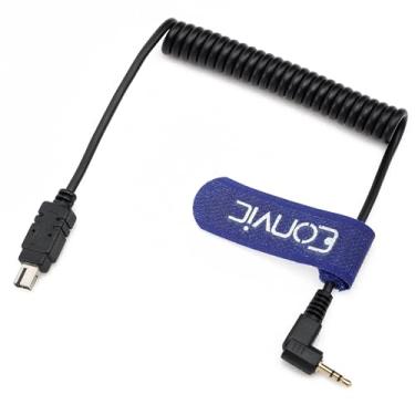 Imagem de Eonvic Cabo de liberação do obturador de controle remoto da câmera N3 de 2,5 mm para Nikon Z6/Z7/DF/D7500/D7200/D7100/D7000/D750/D5600/D5500/D5300/D5200/D5100/D5000/D6100/D6100/D6100/D6100. /D6000