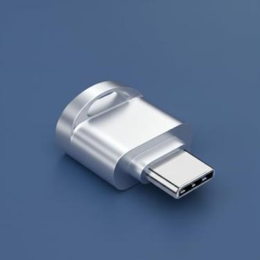 Imagem de Leitor de cartão micro SD, leitor de cartão USB C para SD, leitor de cartão de memória tipo C TF com adaptador USB C para USB, leitor de cartão OTG USB Mepsies compatível com laptops, telefones e mais