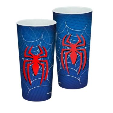Imagem de Kit 6 Copo Plástico 350ml Infantil Tema Lembrancinha Enfeite - Revenda