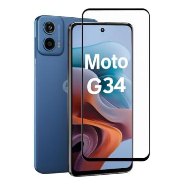 Imagem de Película Protetora de Cerâmica para Moto G34 5G – Anti-Riscos, Alta Sensibilidade, Cobertura Total
