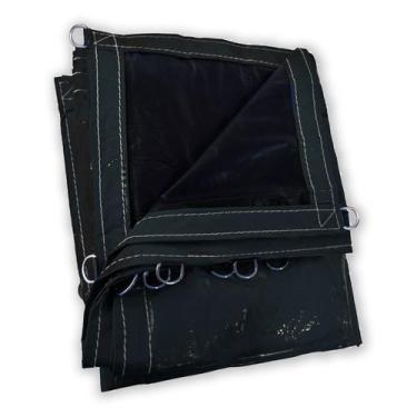 Imagem de Lona PVC Locomotiva Preta Tipo Lonil Argola - 3x2