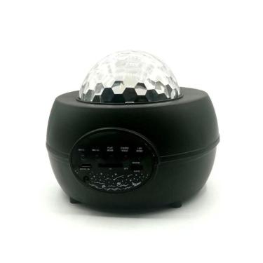 Imagem de Luminaria Abajur Projetor Estrelas Galaxia Caixa De Som Bluetooth Rgb