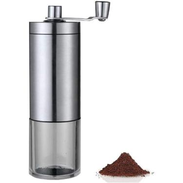 Imagem de Moedor de Café Médio de Cerâmica Portátil Manual Aço Inox Cozinha/Café/Prático