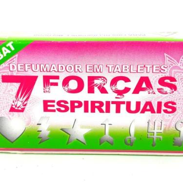 Imagem de Defumador Espiritual Tablete 7 Forças Espirituais Limpeza Umbanda Defu