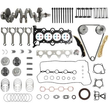 Imagem de Kit de revisão de reconstrução de motor G4FD 1.6L com virabrequim, bielas e kit de corrente de sincronização, conjunto de pistão adequado para Hyundai Tucson Accent Elantra apto para Kia Sportage