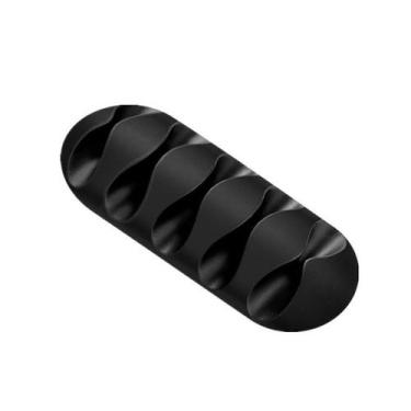 Imagem de Organizador De Cabos Suporte Fios Silicone 5 Clips - DCXAM