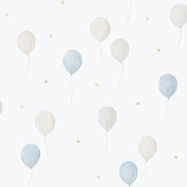 Imagem de Papel de Parede Enzo Balão Azul 287-2