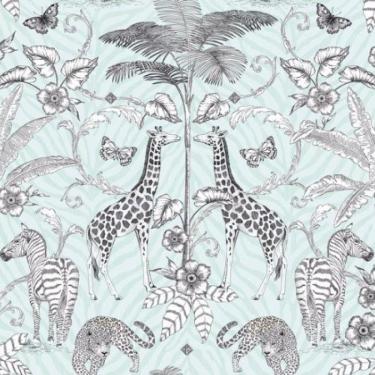 Imagem de Painel de Parede The Wall 2 Animais Azul 392051