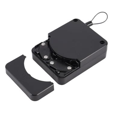 Imagem de Generic Fecho de Porta Automático, Fecho de Porta de Cabo de Aço Retrátil Com Força de Fechamento de 2,65 Libras Com Dispositivo de Amortecimento Ajustável para Tela Deslizante Dupla