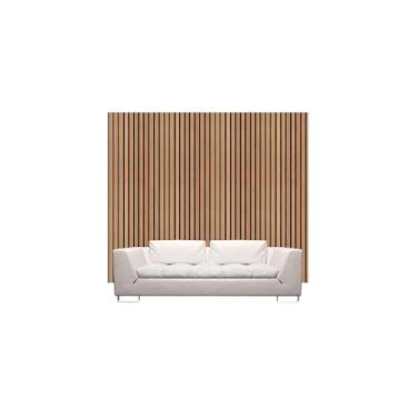 Imagem de Papel de Parede Adesivo em PVC Ripado, 5 Metros x 45cm, Lavável, Fácil Aplicação