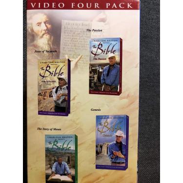 Imagem de The Bible (Jesus of Nazareth, The Story of Moses, Passion, Genesis) [VHS]