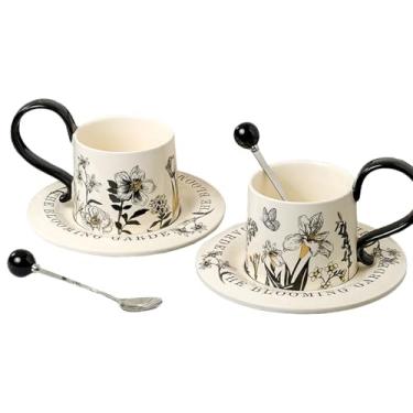 Imagem de Canecas Fofas | 260 Mililitros de Capacidade para Bebidas,Chávena de Chá em Cerâmica - Para Leite Chocolate Vinho Cozinha Café Restaurante Casa Aniversário