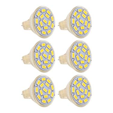 Imagem de Naroote Lâmpada LED MR11 GU4 270LM 15LED Lâmpada Branca Quente 3W para Iluminação de Caminhos e Quintais Pacote de 6 Unidades (#12)