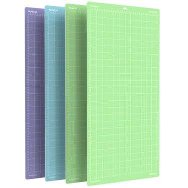 Imagem de Monicut Tapete de corte de 30 x 61 cm para Cricut Maker 3/Maker/Explore 3/Air 2/Air/One.4 Pack (leve, 2 x aderência padrão, Stronggrip)