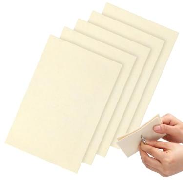 Imagem de Tingjoo 4 peças de panos de lã para polimento conjunto de pano de polimento 6 x 4 x 1,5 mm ideal para ouro prata e joias relógio de vidro lapidário e removedor de manchas de metal mantém brilhando