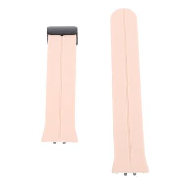 Imagem de RiToEasysports Assista Band, Silicone Skin Friendly Magnetic Snug Fit Dobring Buckle Watch Substituição de Cinta para Galaxy Fit3 (Róseo)