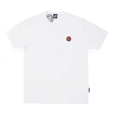 Imagem de Camiseta Santa Cruz Classic Dot Chest - Branco-Masculino