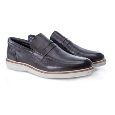 Imagem de Sapato Social Esportivo Rafarillo Boston Couro Preto Marrom Café 99003 (Marrom, BR, Adulto, Numérico, 38)