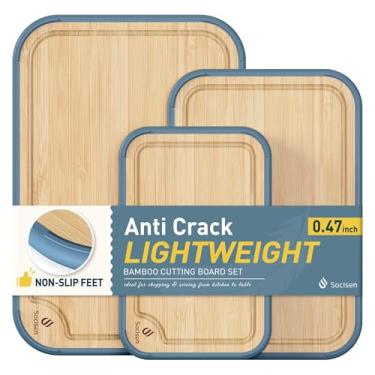 Imagem de Tábua de cortar madeira, tábua de corte dupla face, tábua de servir, cozinha, essencial, casa, aquecimento, anfitriã, presente bandeja de servir para Natal, casamento, aniversário, fúcsia