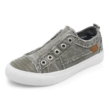 Imagem de Blowfish Tênis feminino Play Core Fashion, Tela de 473 ml (Sweet Grey) fumada, 37