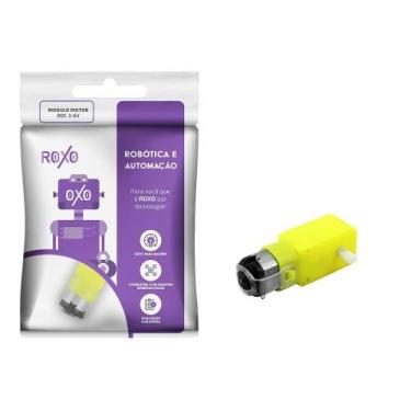 Imagem de Motor Dc 3-6V Com Caixa De Redução E Eixo Duplo - Roxo