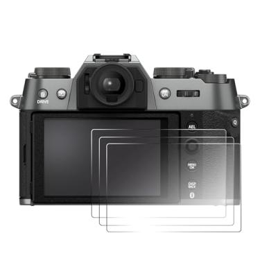 Imagem de pssped 2 peças protetoras de tela compatíveis com Fujifilm X-T50 XT50, filme de vidro temperado, presente para fotógrafos e entusiastas de viagens, adequado para uso diário e fotografia ao ar livre