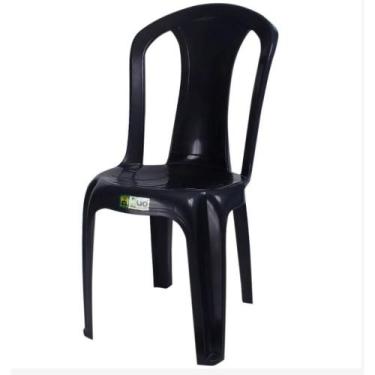 Imagem de Cadeira de Plástico Bistrô Duoplastic Veneza, Preto