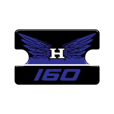 Imagem de Adesivo Protetor Resinado Burrinho De Freio Cg 160 Start ,fan,titan E Cargo Azul Azul