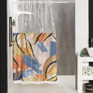 Imagem de Cortina para Box de Banheiro Impermeável com Ilhós (BARCELONA)