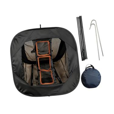 Imagem de YIJU Rede de golfe para chipping, acessórios de golfe, rede de alvo estável, portátil e prática para golfistas, fácil de instalar.