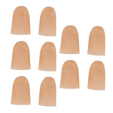 Imagem de GLOGLOW Polegar Iluminado para Jogos de Brinquedo, Material de PVC, Alimentado por Bateria LED, 10 Peças, para Festas e Apresentações de Halloween, Categoria Festival de 1,8 Polegadas (Colorido)