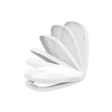 Imagem de Assento Turim Branco Termofixo Tupan Soft Close Vaso Eternit