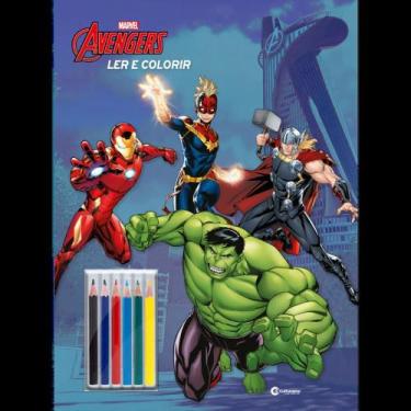 Imagem de Gigante ler e colorir com lápis - Vingadores - Culturama, 3