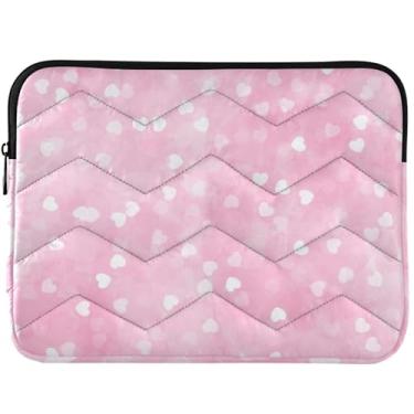 Imagem de Capa para laptop personalizada rosa valantina fofa para laptop MacBook Pro 13 polegadas capa acolchoada para notebook capa universal 13-14 polegadas