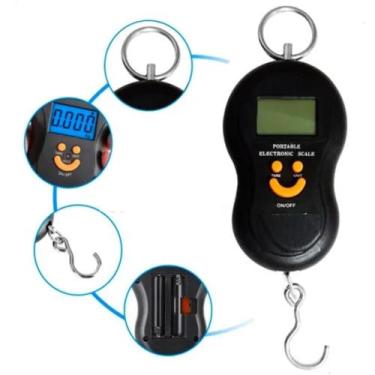 Imagem de Balanca digital 50kg mao portatil gancho viagem mala bagagem - Yeet