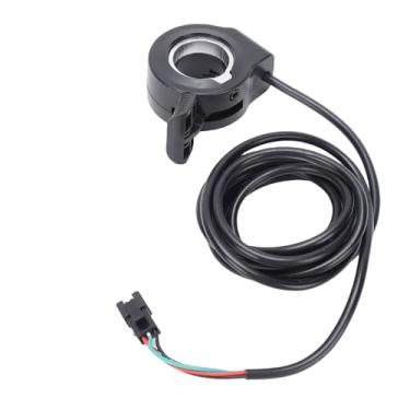 Imagem de aqxreight Polegar Acelerador de Controle de Velocidade Dedo Acelerador Scooters Elétricos Bicicletas Preto
