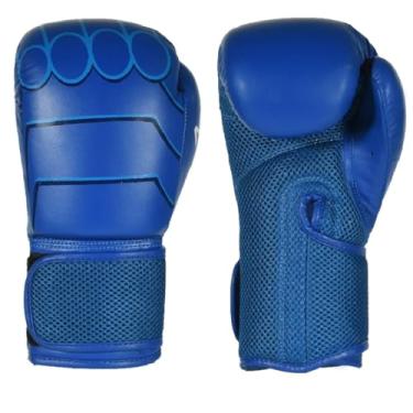 Imagem de Luva Muay Thai Boxe Infantil Hero 8oz - MKS Combat (AZUL, 8 oz)