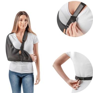 Imagem de Tipóia Velpeau Air Flex Ombro Clavícula Braço Hidrolight, Preto, GG