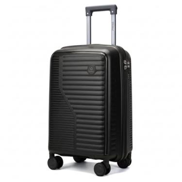 Imagem de Mala de Bordo Dermond PRO | Super Resistente, Cadeado Embutido e Rodas Silenciosas Removíveis (Preto)