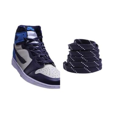 Imagem de Cadarços Elásticos De Cores Mistas Para Tênis AF1 AJ 100 120 140CM Cad