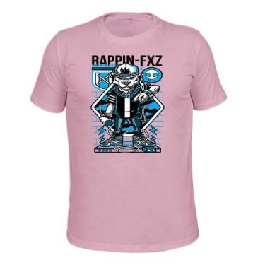 Imagem de Camiseta Plus Size Confortável Malha 30.1 Rappin - Rappin', Rosa, G4